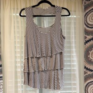 Striped Sleeveless Top